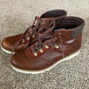 Timberland Women’s Boots 7 Mosley Anti-fatigue Brown Leather Earth Keepers Hiker